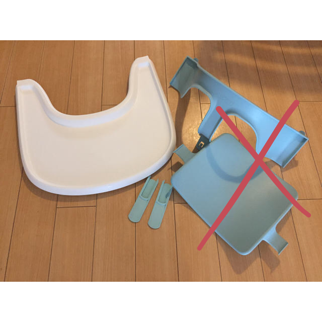 Stokke(ストッケ)の《くまちゃん専用》ストッケ トリップトラップ  トレイ キッズ/ベビー/マタニティの授乳/お食事用品(その他)の商品写真