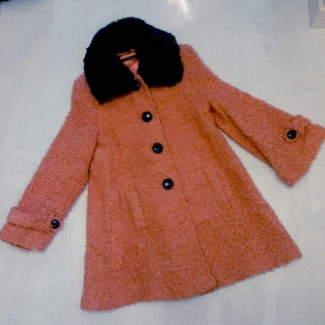 INGNI(イング)のINGIN 襟ファー付きコート レディースのジャケット/アウター(毛皮/ファーコート)の商品写真
