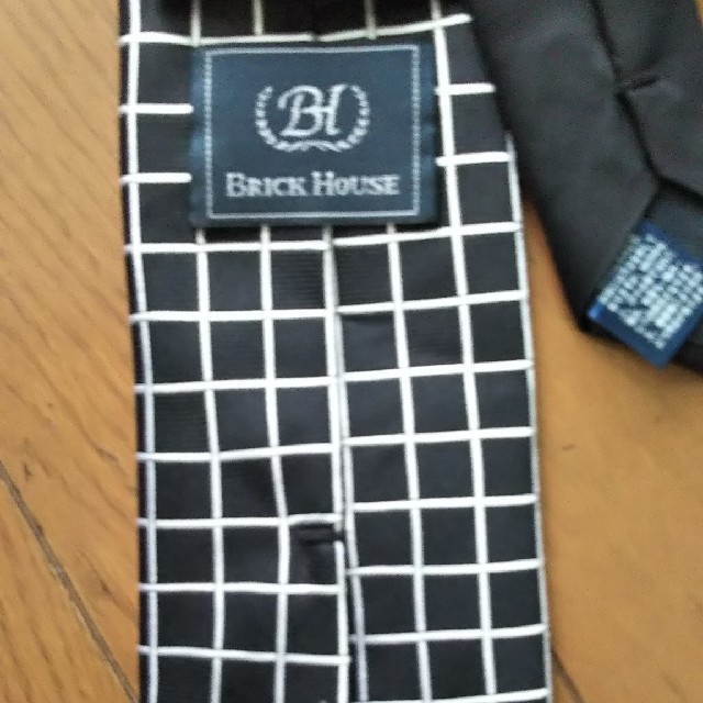 ネクタイ BRICKHOUSE 東京シャツ ブラック メンズのファッション小物(ネクタイ)の商品写真
