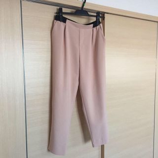 トランテアンソンドゥモード(31 Sons de mode)の超美品✳︎アンクル丈ベージュピンクパンツ(クロップドパンツ)