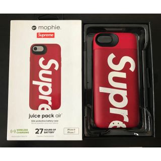 シュプリーム(Supreme)のSupreme mophie iPhone 7,8 Juice Pack Air(iPhoneケース)