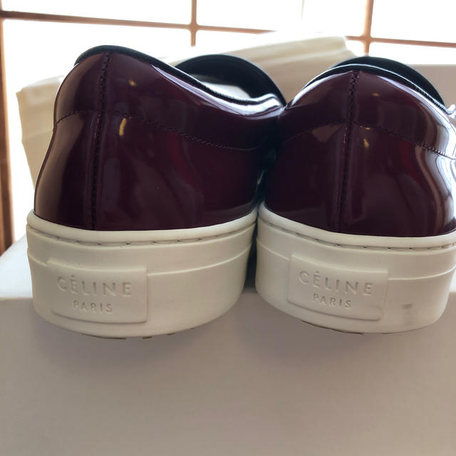 celine(セリーヌ)のceline slip-on バーガンディー レディースの靴/シューズ(スニーカー)の商品写真