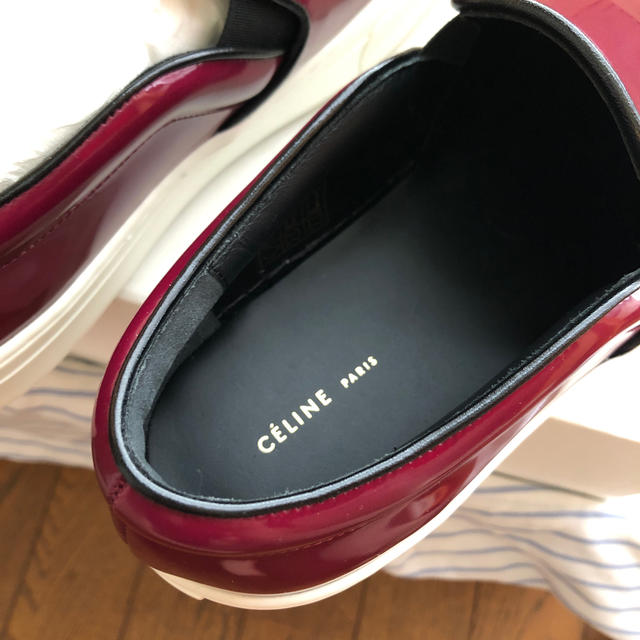 celine(セリーヌ)のceline slip-on バーガンディー レディースの靴/シューズ(スニーカー)の商品写真