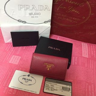 プラダ(PRADA)のPRADAサフィアーノ♡キーケース(キーケース)