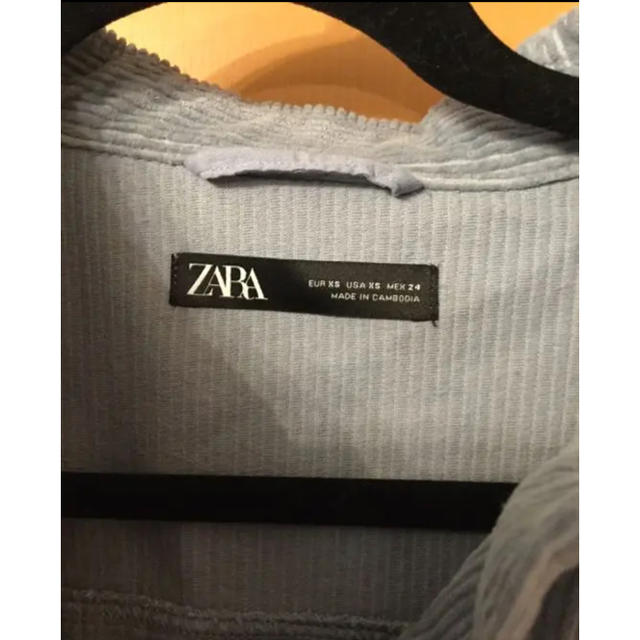 ZARA(ザラ)のMRK様専用 ザラ コーデュロイ  ジャケット xs  新品未使用品 レディースのジャケット/アウター(Gジャン/デニムジャケット)の商品写真