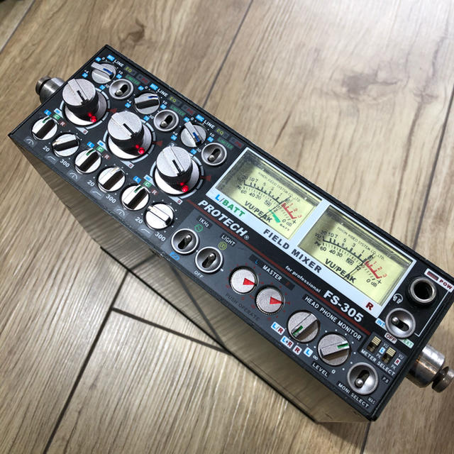 フィールドミキサー PROTECH 3CH ミキサー FS-305+ガンマイク | www