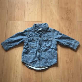 ベビーギャップ(babyGAP)のbaby GAP 柔らかめデニムシャツ♪(シャツ/カットソー)