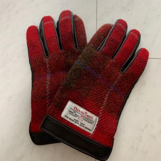 ハリスツイード(Harris Tweed)のスマホ対応手袋【ハリスツイード未使用】(手袋)