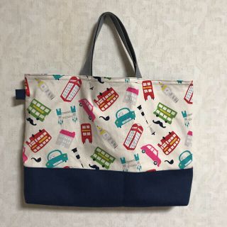 オレンジ様ご専用　ロンドンバス レッスンバック　上履き入れセット(レッスンバッグ)