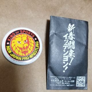 新日本プロレス 非売品 ライオンマークバッヂ 棚橋弘至オカダ・カズチカ内藤哲也