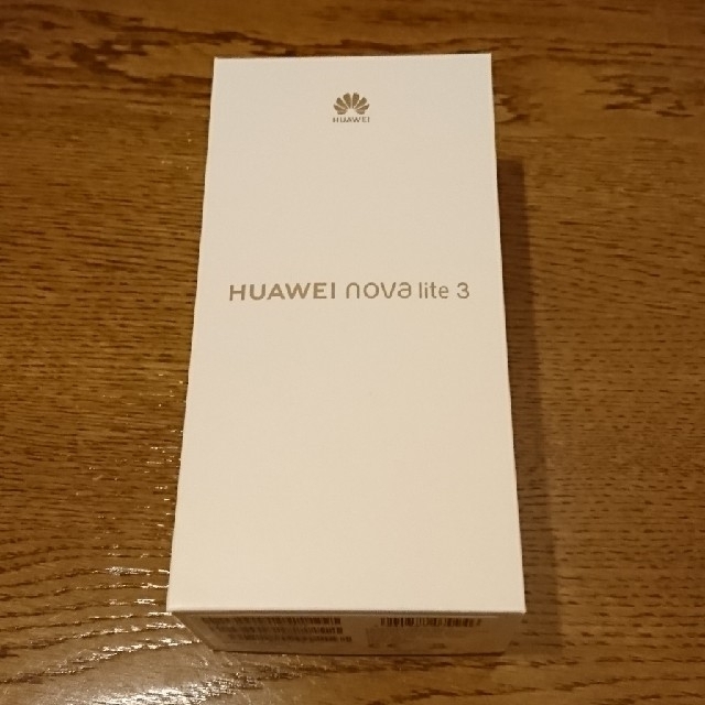 スマホ/家電/カメラHUAWEI nova lite3 未使用品