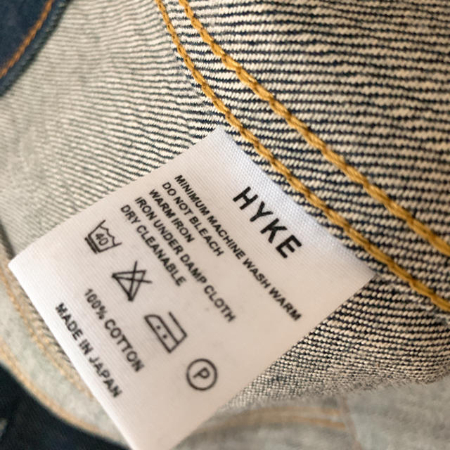 HYKE(ハイク)のHIKE デニムジャケット レディースのジャケット/アウター(Gジャン/デニムジャケット)の商品写真