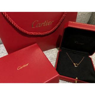 カルティエ(Cartier)のカルティエ　LOVEネックレス　ピンクゴールド　ダイヤモンド　(ネックレス)