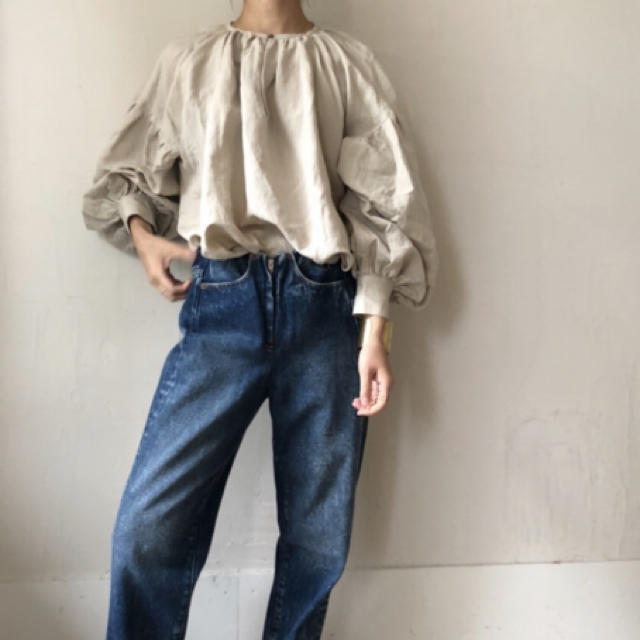 Rayon Linen Tuck&Gather Blouse