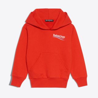 バレンシアガ(Balenciaga)のBALENCIAGA ロゴ パーカー キッズ(パーカー)