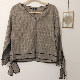 ザラ(ZARA)のチェックのブラウス(シャツ/ブラウス(長袖/七分))