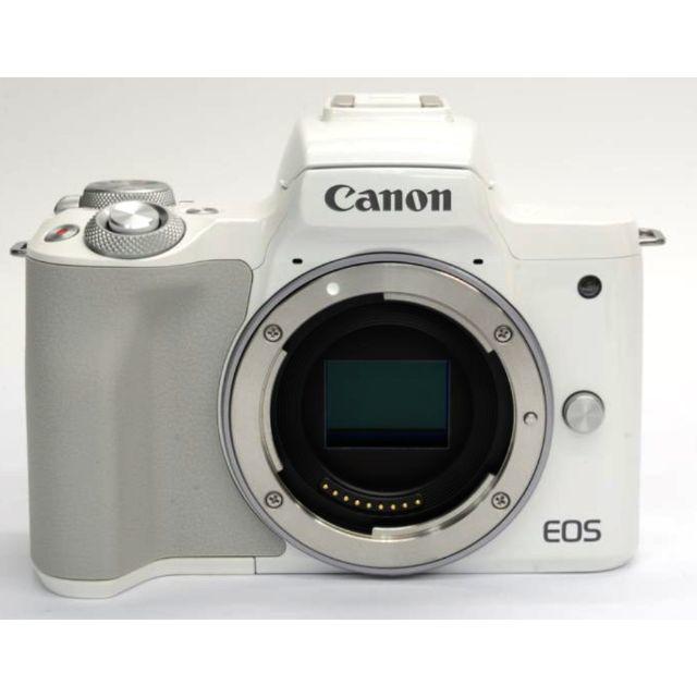 サイズ交換OK】 C - キヤノン EOS M ホワイト EF-M 18-150 レンズ