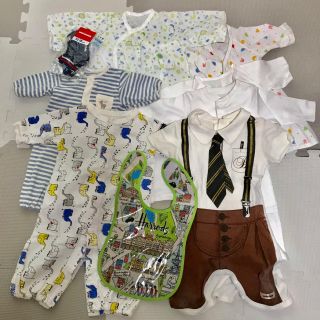 ブリーズ(BREEZE)の男の子の赤ちゃんのお洋服等 まとめ売り（50〜80）(ロンパース)