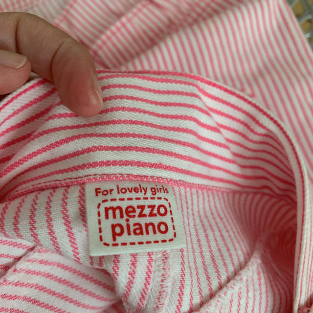 mezzo piano(メゾピアノ)のメゾピアノ  デニムスカート　140センチ キッズ/ベビー/マタニティのキッズ服女の子用(90cm~)(スカート)の商品写真