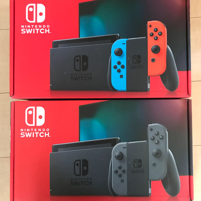 Nintendo Switch ネオン　グレー