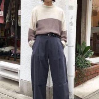 コモリ(COMOLI)の【ローマ様専用】スタジオニコルソン 19SS BLAKE GRAPHITE L(ワークパンツ/カーゴパンツ)