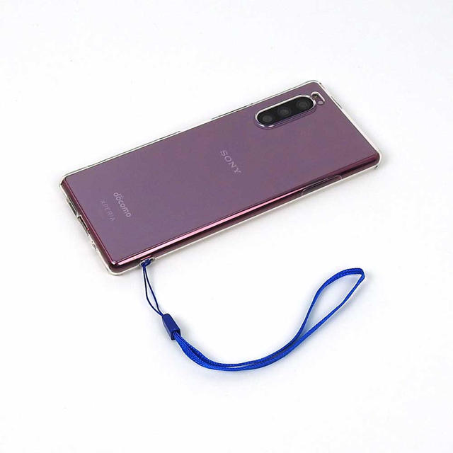 XPERIA 5 ソフトクリアケース  ストラップホール TPU  スマホ/家電/カメラのスマホアクセサリー(Androidケース)の商品写真