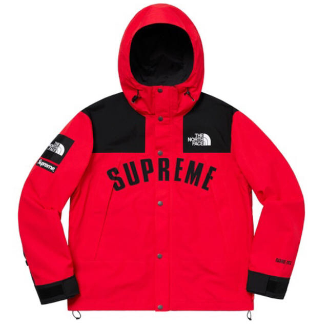 supreme north face red Sサイズ