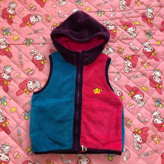 アベイシングエイプ(A BATHING APE)のBape kids フリースベスト　100㎝(ジャケット/上着)