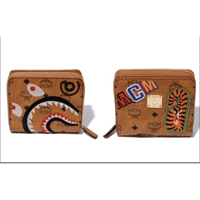 MCM × BAPE SHARK ZIP WALLET 財布メンズ その他