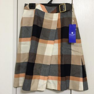 バーバリーブルーレーベル(BURBERRY BLUE LABEL)のチェック スカート (ひざ丈スカート)