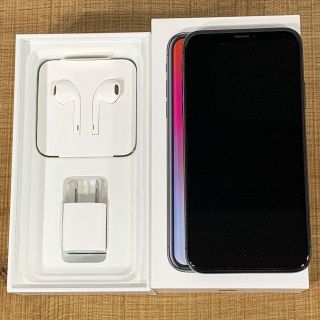 アップル(Apple)のiPhone X 256GB MQC12J/A グレー SIMフリー(スマートフォン本体)