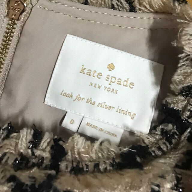 kate spade new york(ケイトスペードニューヨーク)のケイトスペード　ツイードワンピース レディースのワンピース(ミニワンピース)の商品写真