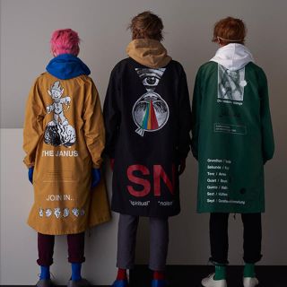 アンダーカバー(UNDERCOVER)のUNDERCOVER 18ss ロングコーチジャケット(ナイロンジャケット)