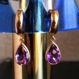 ジュエリーツツミ(JEWELRY TSUTSUMI)の18金　アメジスト　イヤリング(イヤリング)