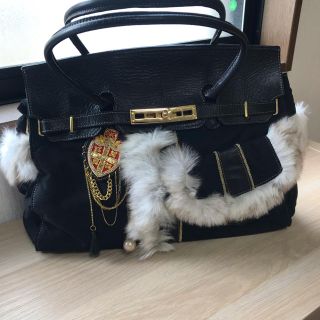 サック(SAC)のSAC   CHEROSITAシェロジータ チャーム ファーバッグ(ハンドバッグ)