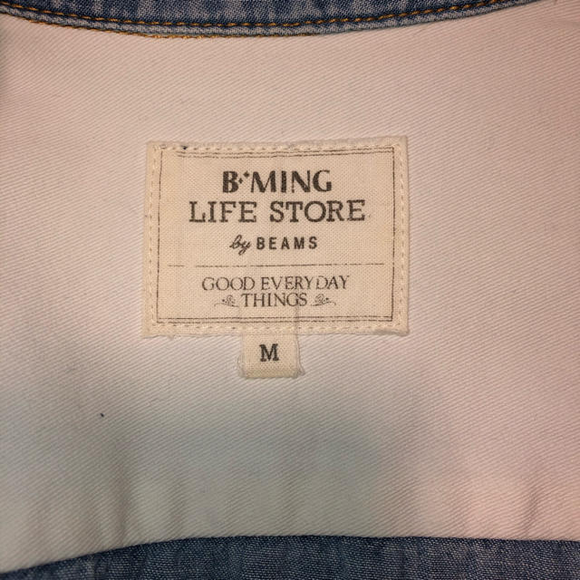 B:MING LIFE STORE by BEAMS(ビーミング ライフストア バイ ビームス)のデニムワンピース　ビーミング レディースのワンピース(ひざ丈ワンピース)の商品写真