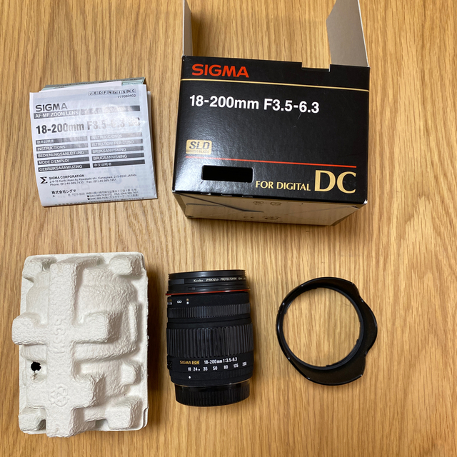 SIGMA(シグマ)のSIGMA 18-200mm F3.5-6.3 for PENTAX AF スマホ/家電/カメラのカメラ(レンズ(ズーム))の商品写真