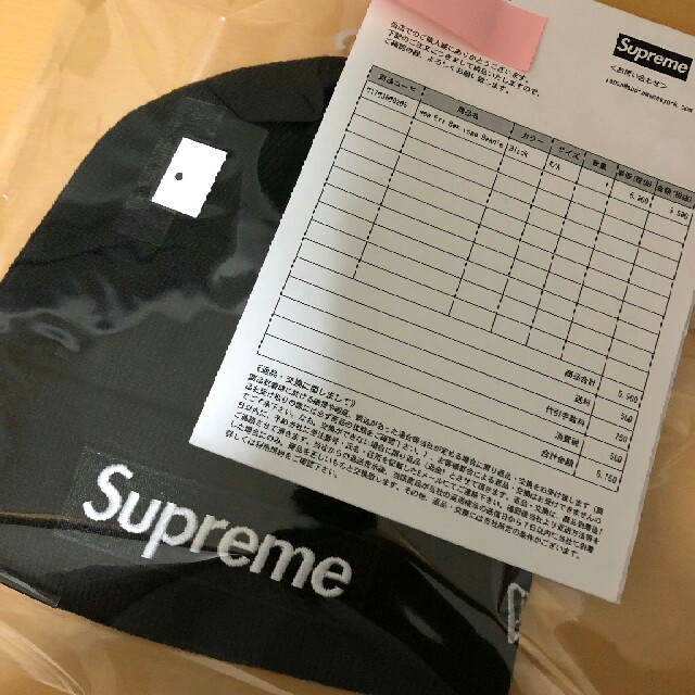 ニット帽/ビーニー新品 supreme
box logo beanie
シュプリーム ニット帽
黒