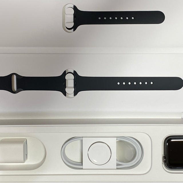 Apple Watch(アップルウォッチ)の(Meer様専用)Apple Watch 4 - 40mmブラックステンレス メンズの時計(腕時計(デジタル))の商品写真