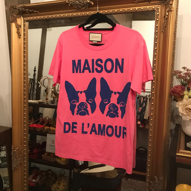 売れ筋商品 グッチ GUCCI - Gucci Tシャツ 美品 今季 ピンク Tシャツ