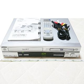 ビクター(Victor)のVictor  DVDﾌﾟﾚｲｱｰ 一体型 S-VHS HR-DS1 希少✨✨(DVDプレーヤー)