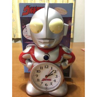 セイコー(SEIKO)のウルトラマンおしゃべり目覚まし時計(置時計)