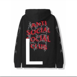 アンチ(ANTI)のanti social social club Barbara hoodie L(パーカー)