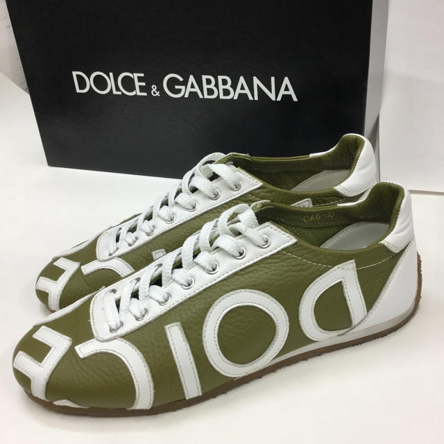 DOLCE&GABBANA(ドルチェアンドガッバーナ)のドルチェ&ガッバーナ   メンズ 革 スニーカー サイズ 25.5 センチ メンズの靴/シューズ(スニーカー)の商品写真