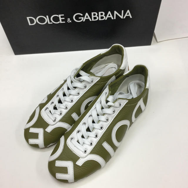 DOLCE&GABBANA(ドルチェアンドガッバーナ)のドルチェ&ガッバーナ   メンズ 革 スニーカー サイズ 25.5 センチ メンズの靴/シューズ(スニーカー)の商品写真