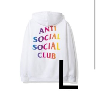 アンチ(ANTI)のanti social social club パーカー　L(パーカー)