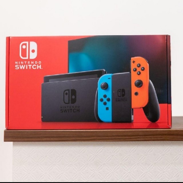 [未開封]新型 Nintendo Switch 本体 ネオンブルー ネオンレッド2個 HDMIケーブル