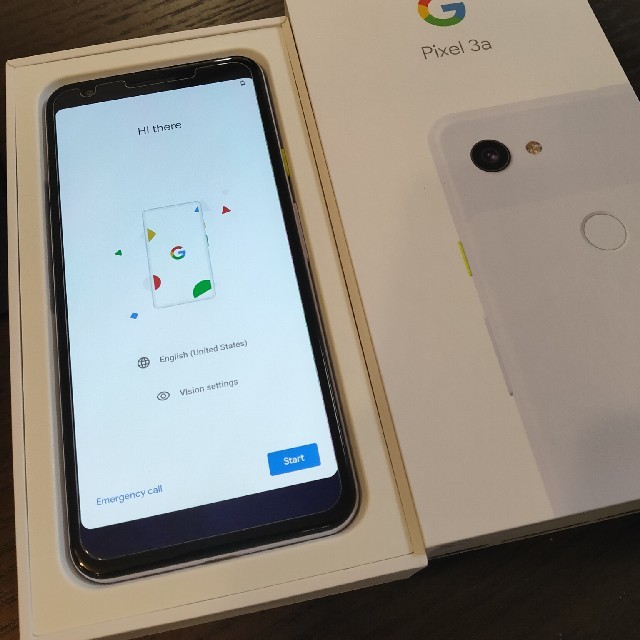 スマートフォン本体Google ストア購入 SIMフリー Pixel 3a G020H