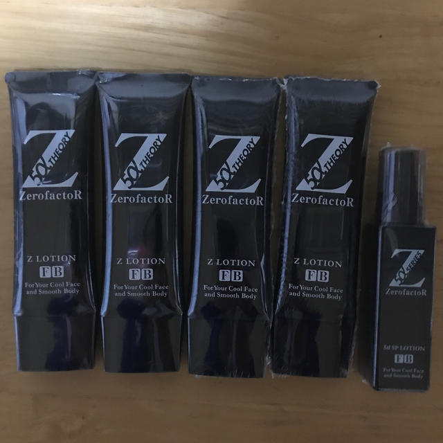 5本セット ゼロファクター ZEROFACTOR 5αSP&Zローション 美容液