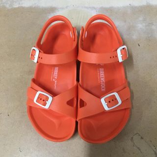 ビルケンシュトック(BIRKENSTOCK)のビルケンシュトック  EVA  オレンジ  22cm(サンダル)